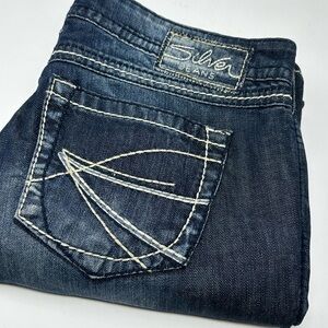 Silver jeans twisted bootcut denim Sz 28x31 blue jeans Women’s O7